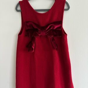Zara Red Sleeveless A-line Dress